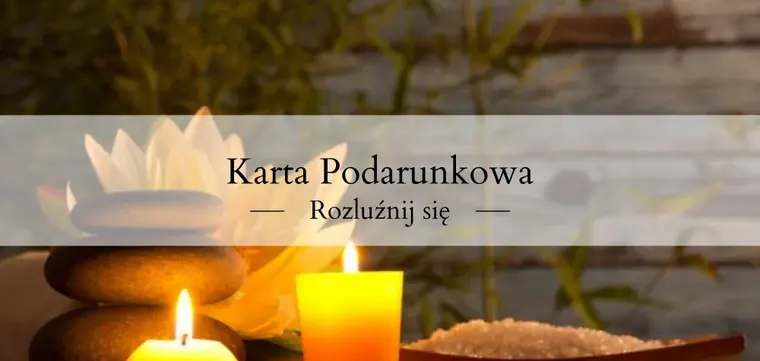 Karta podarunkowa na masaż ze świecami i kamieniami spa