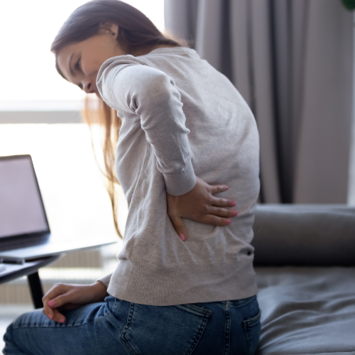 Ból pleców - masaż biurowy Poznań