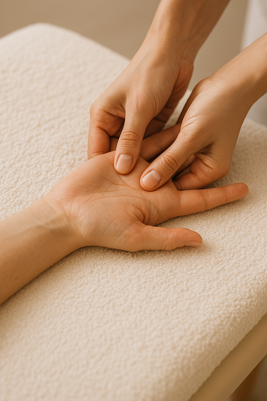 Masaż dłoni w Poznaniu Gabinet masażu - Rozluźnij się